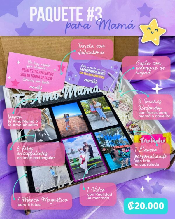 Paquete 3 3 para mamá