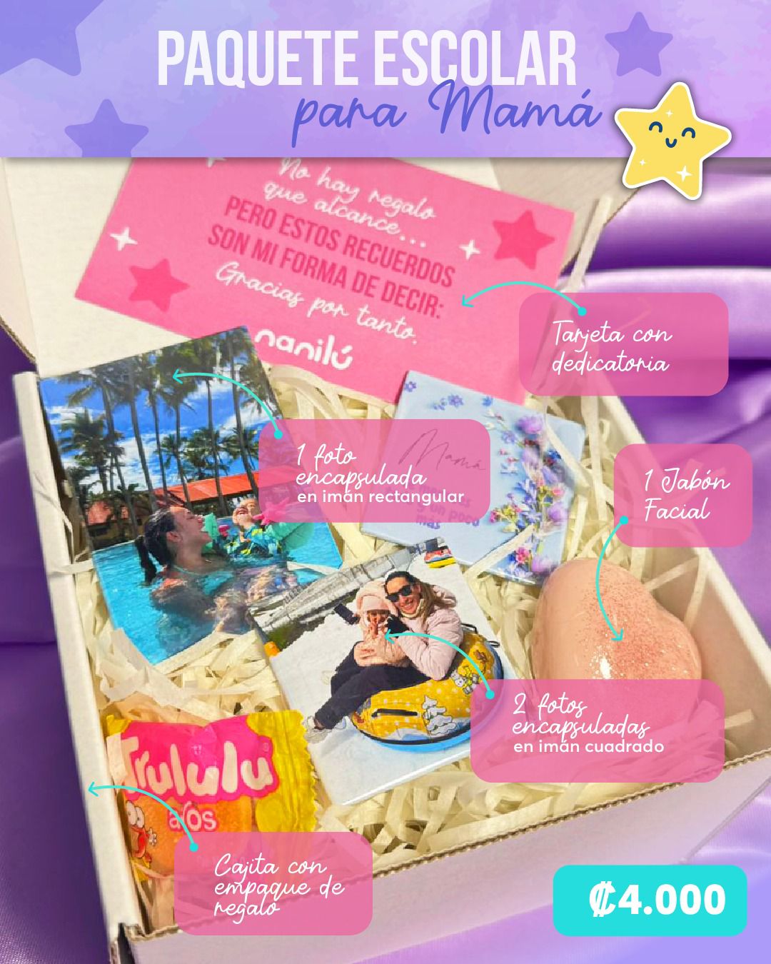 Paquete escolar para mamá