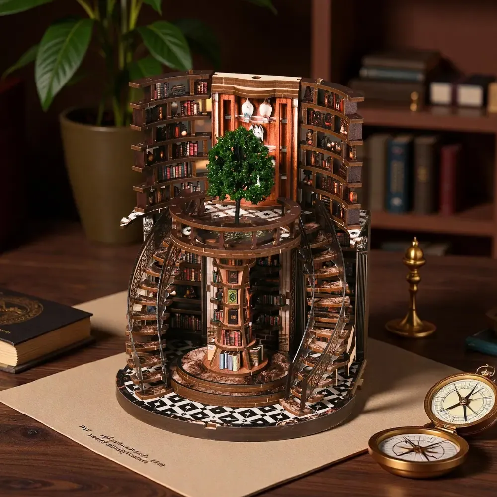 Biblioteca con árbol - Imagen 4
