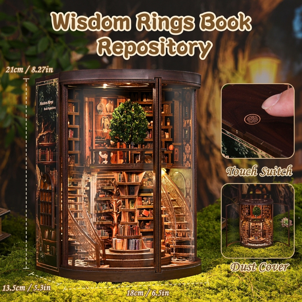 Biblioteca con árbol - Imagen 6