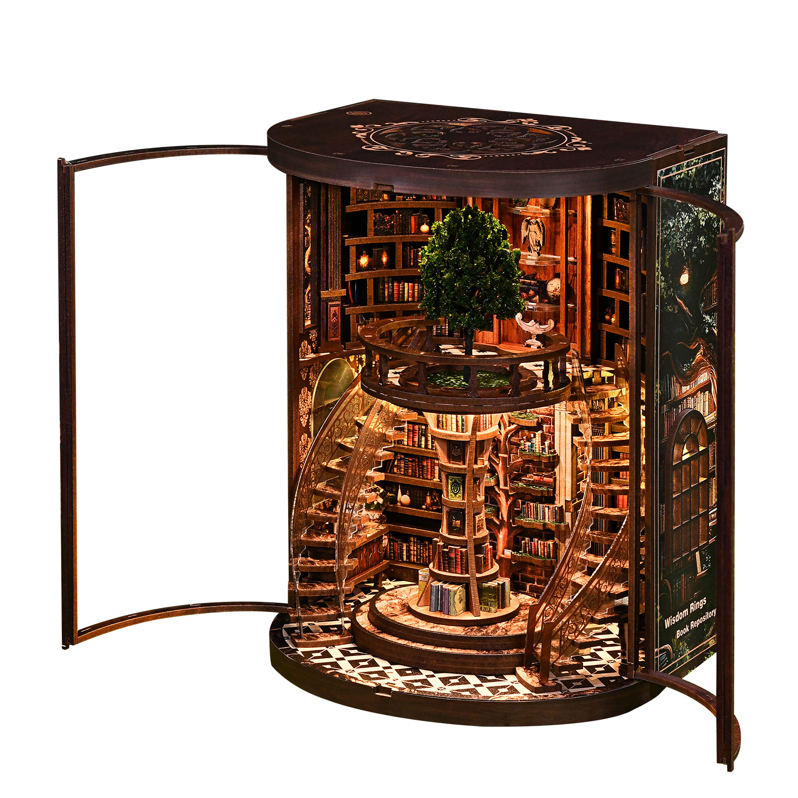 Biblioteca con árbol - Imagen 7