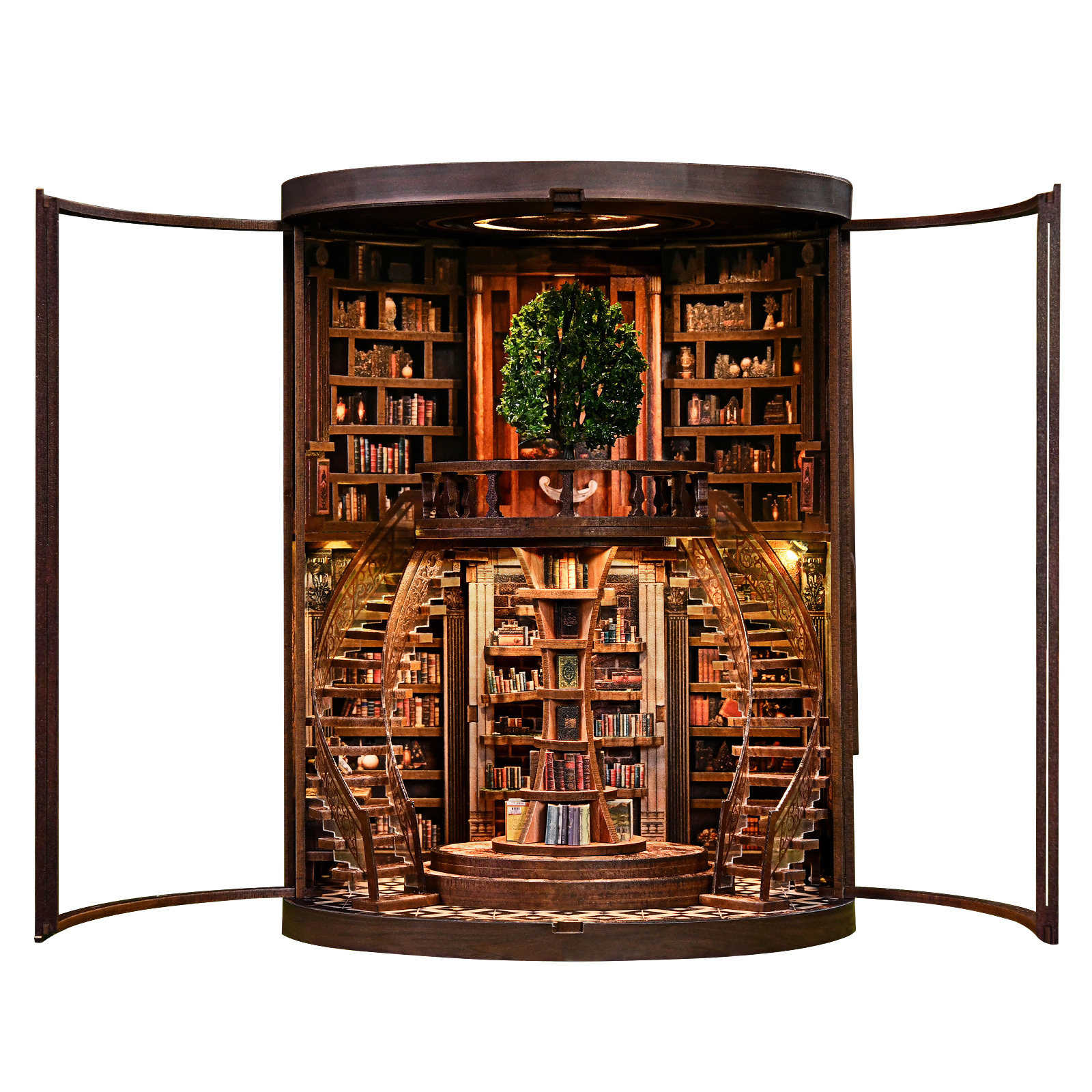 Biblioteca con árbol - Imagen 8